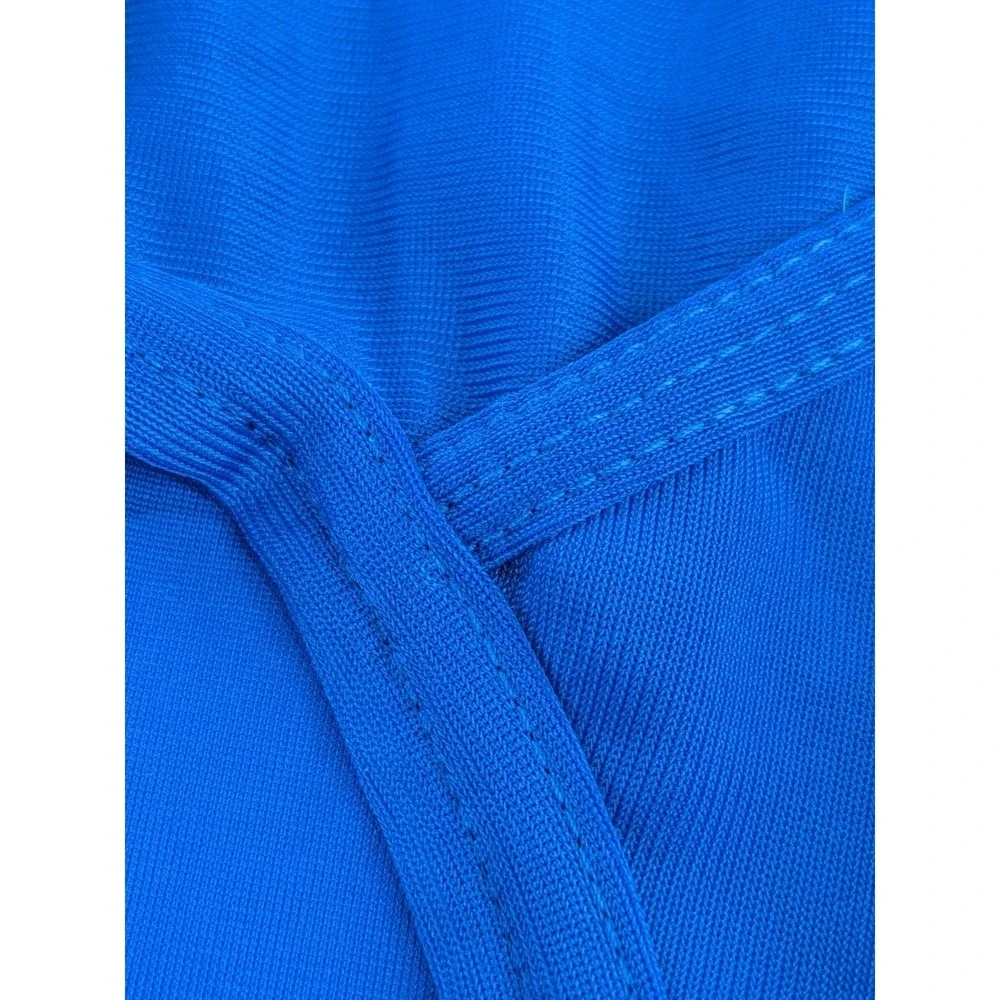 NWOT😍Vntg 70s Blue Nylon Tricot Jockey Briefs Underwear Men L36-38 YFront Sheer